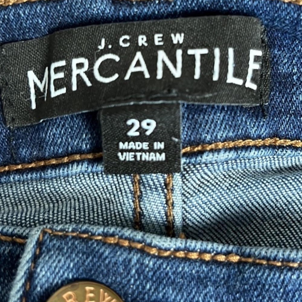 J Crew Button Fly High Rise Skinny Jeans Excellent Size 29 - Picture 7 of 9